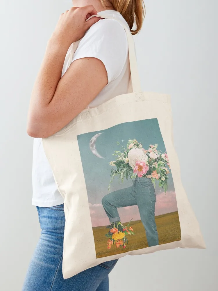 

Pants and Flowers Tote Bag custom canvas bag Portable shopping bag cute tote Candy bags