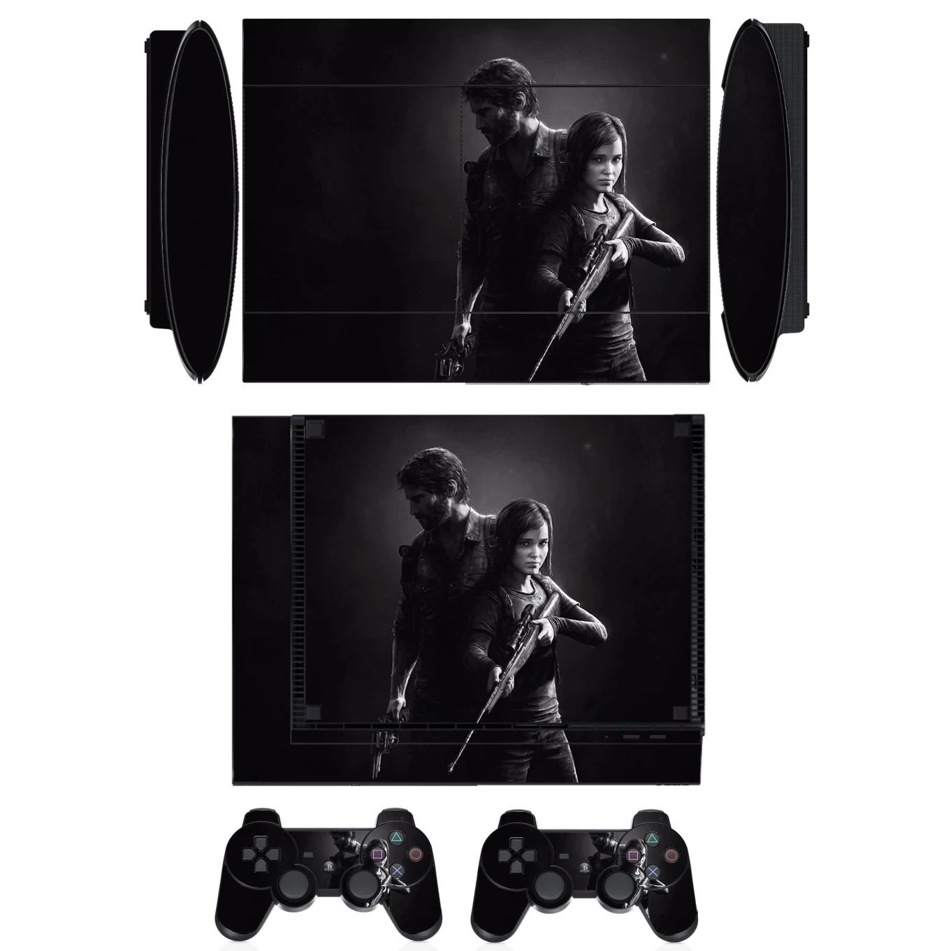 粘着性のあるビニールスキンステッカー2011,Sony ps3用の保護フィルム,超スリム,2枚のスキンステッカーステッカー