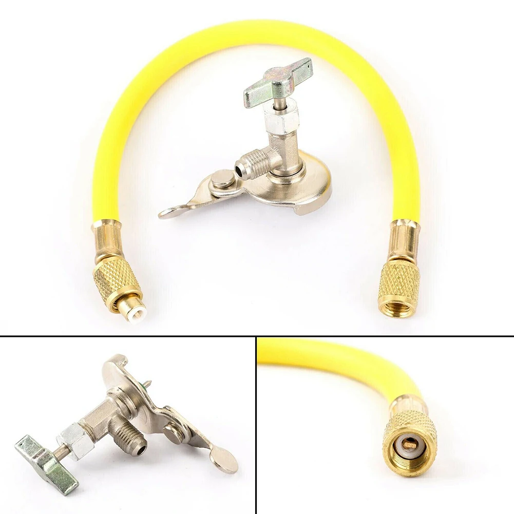 Can Tap Tapper Hose Valve Kit 2022 A/C R12 R22 Recharge Adapter Rubber Stainless Steel Valve Replacement Brand New
