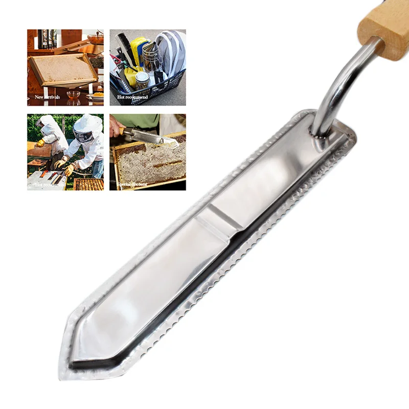 Greenvive Outdoor Beekeeping Electric Heating Uncapping Knife Sawtooth Honey Scraper Cutting Honey Comb