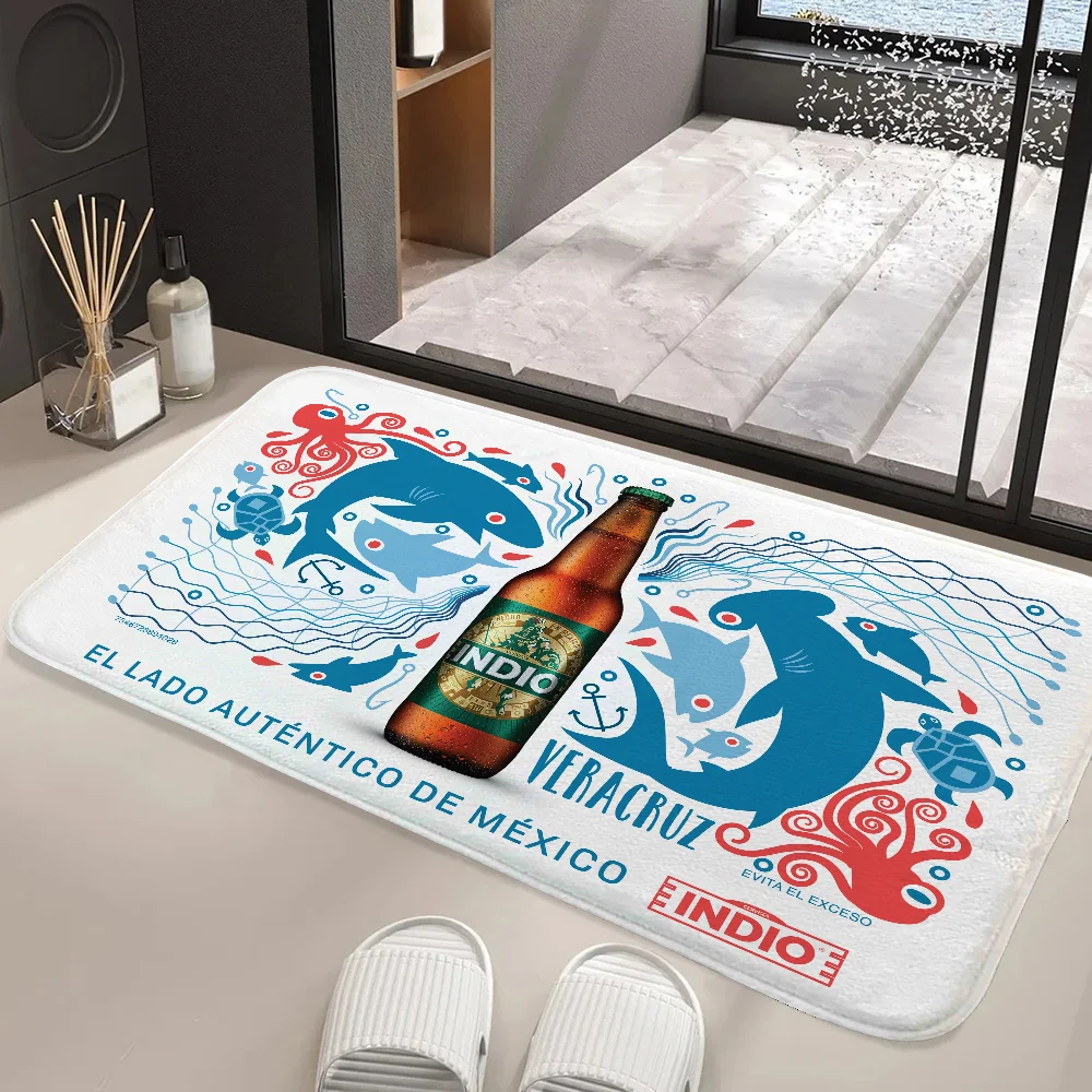 Alfombrilla de cocina de cerveza india, Felpudo de entrada para silla de sala de estar, artículos de decoración del hogar, Alfombra de elección para alfombras de dormitorio