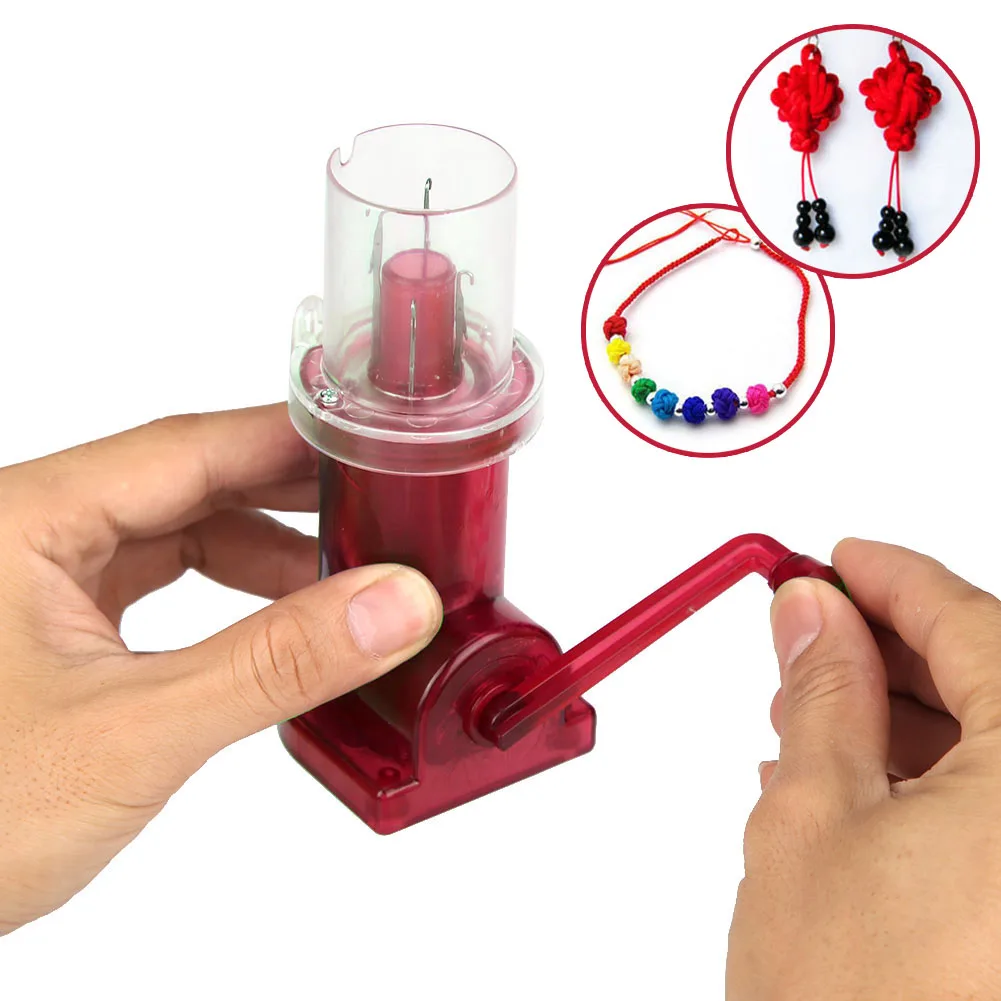 

DIY Knitting Machine Hand Weave Crocheting Tools Easy Weaver Knitting Tool Embellish Craft Bracelet DIY Knitting Spool Knitter