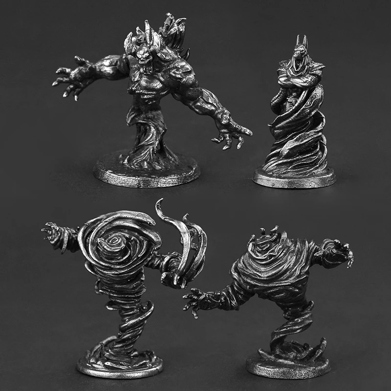 Metal ancient ruins monster ancient soldier toy model hand-held tabletop game war chess ornaments boys