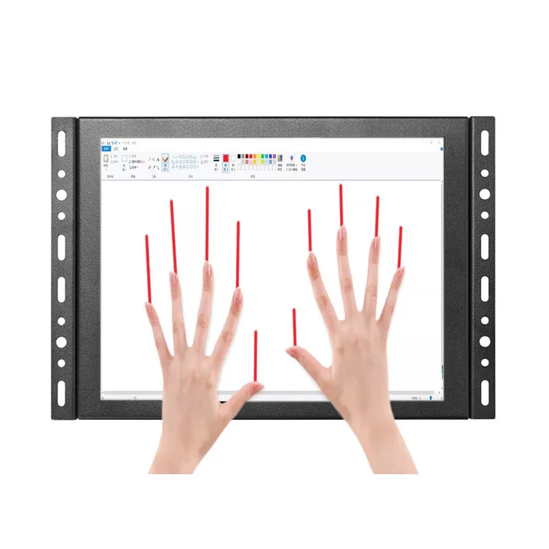 شاشة لمس صغيرة الحجم مقاس 8 بوصة بإطار مفتوح من TOUCHWEI مع شاشة لمس مقاومة/سعوية #2