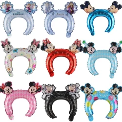 10 stuks Mickey Minnie oor haaraccessoires ballon baby shower kinderspeelgoed verjaardagsfeestje decoratie cadeau lucht globos