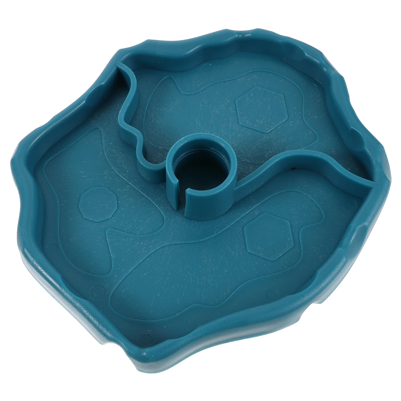 

Pet Water Dispenser Automatic Feeder Bowl For Dogs Cats Tortoises Lizards Durable Plastic Design 2 In 1 Food And Drink Tray Blue
