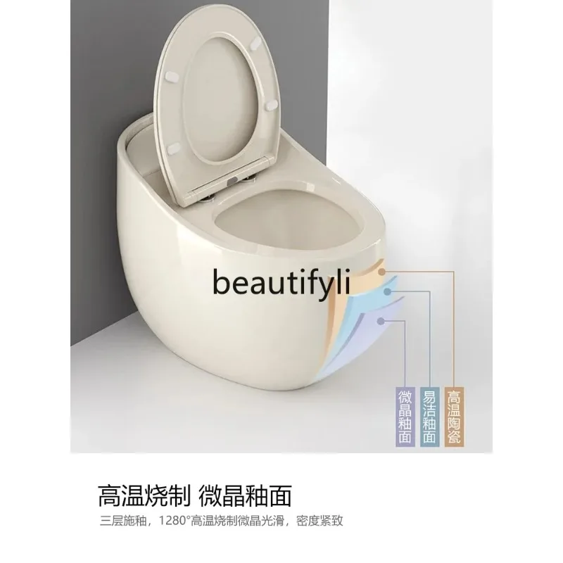 Картина 4: Керамический унитаз ab01 Cream Wind с сифоном для дома