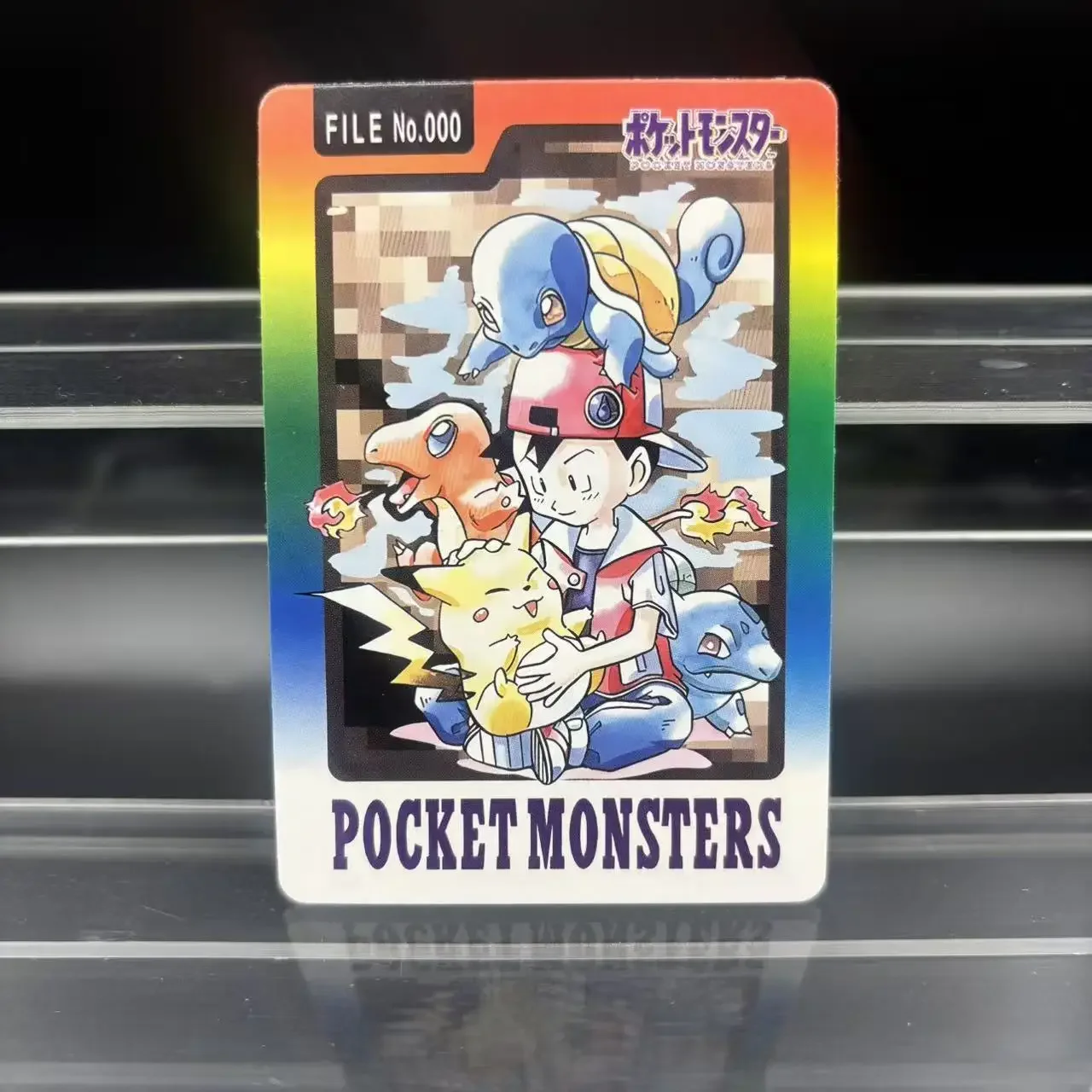 1997 PTCG وحوش الجيب Charizard Blastoise Eevee لتقوم بها بنفسك بطاقة واحدة ذاتية الصنع لعبة كلاسيكية بطاقة أنيمي لعبة هدية #6