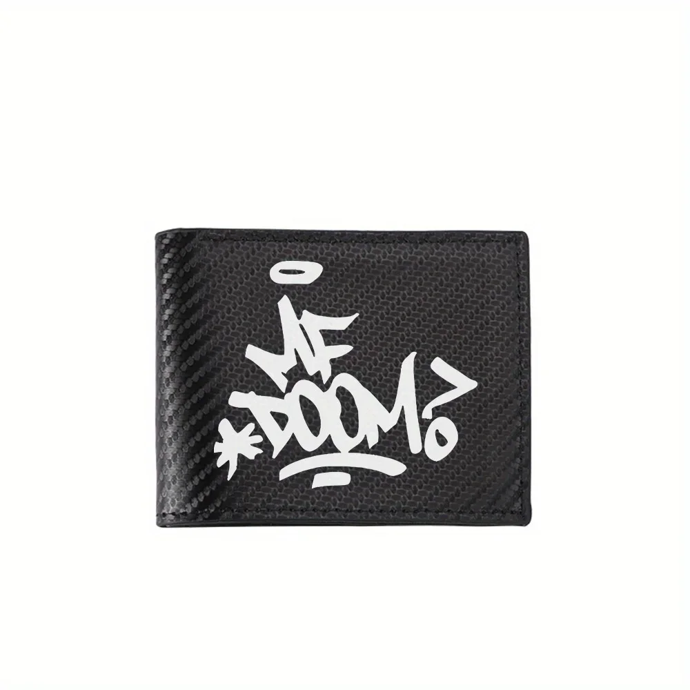 Art graffiti style lettering cool design Men's Wallets Simple Business Modern Stylish Printing Design Gifts For Father Boyfriend