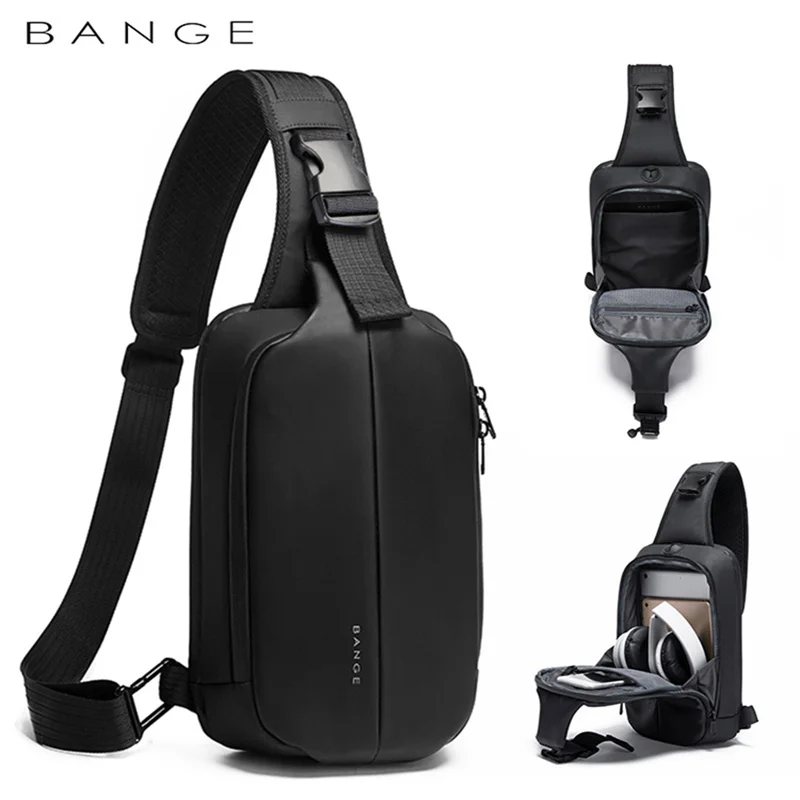 

Bange fanny pack travel Men's Chest Bag Leisure Light Sports Cycling Bag Trendy Messenger Bag Travel Crossbody Shoulder Bags