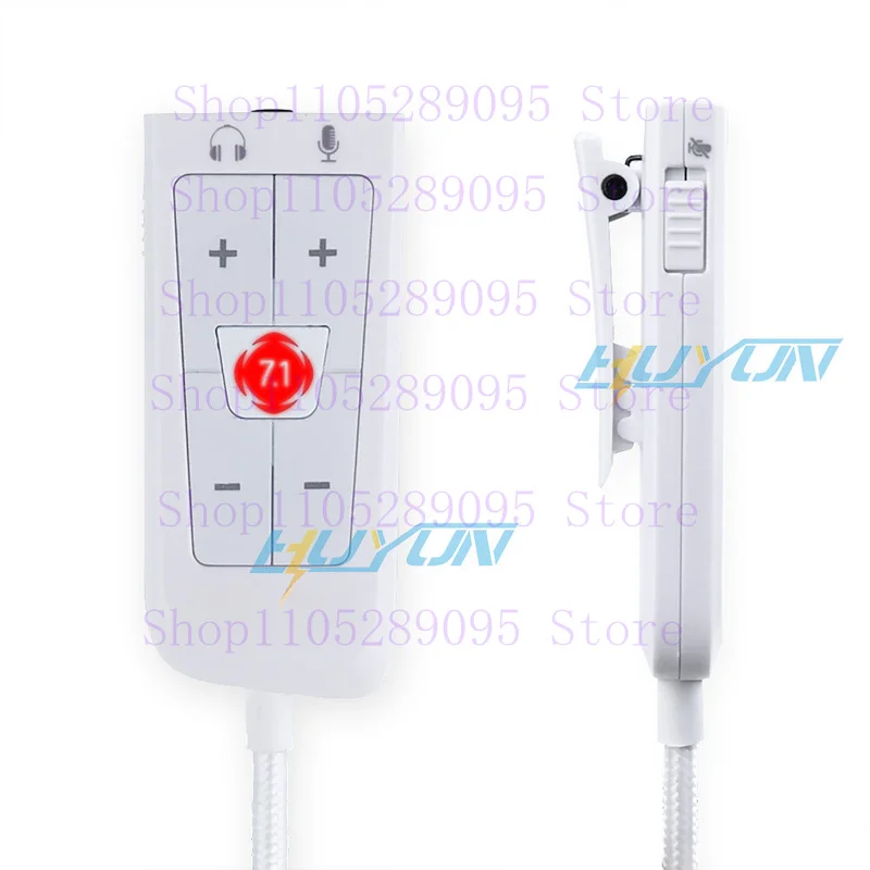 For HyperX Cloud II DSP USB to 3.5mm Sound Card 7.1 Surround Sound Cloud Virtual