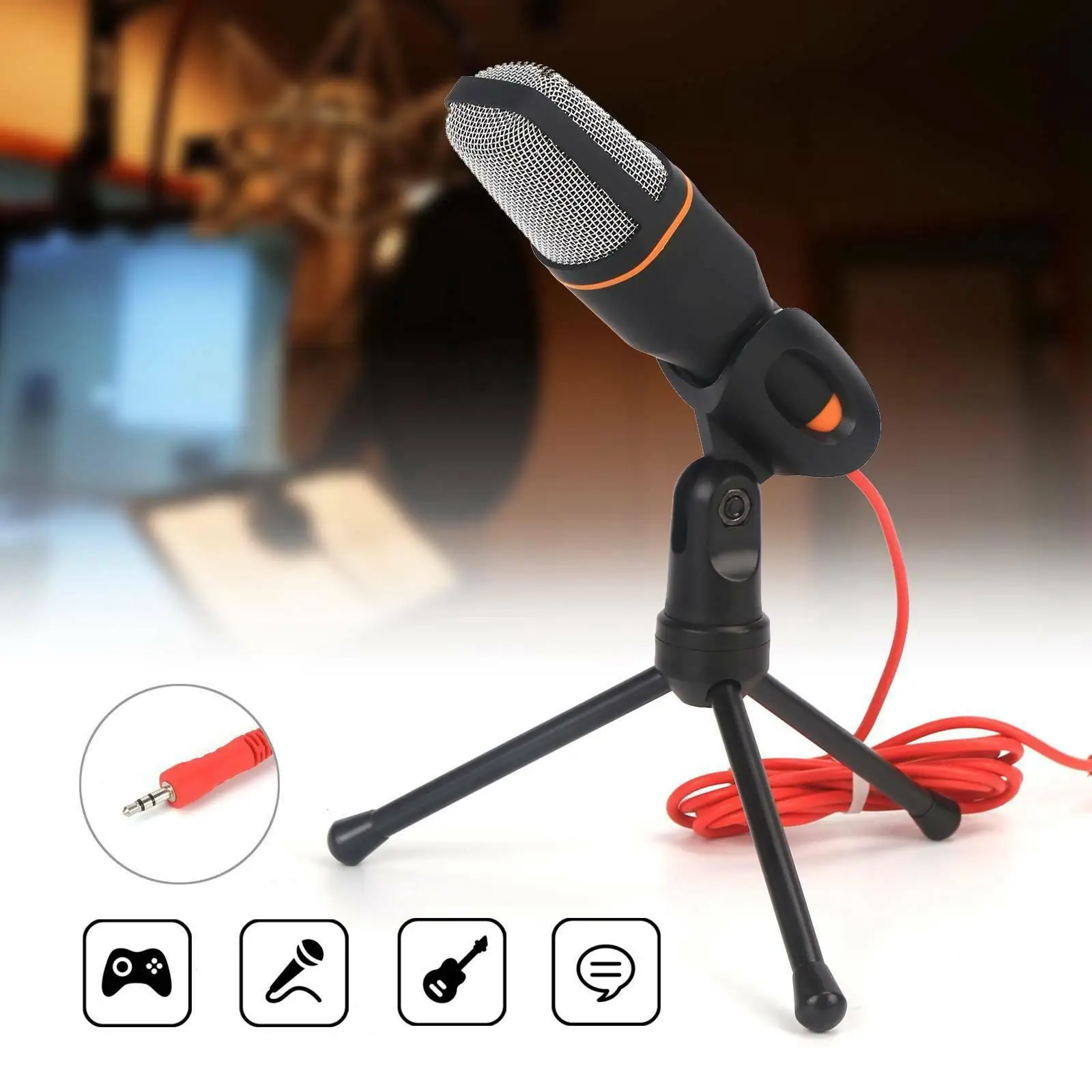 Professional Audio Condenser Microphone Sound Recording Stand