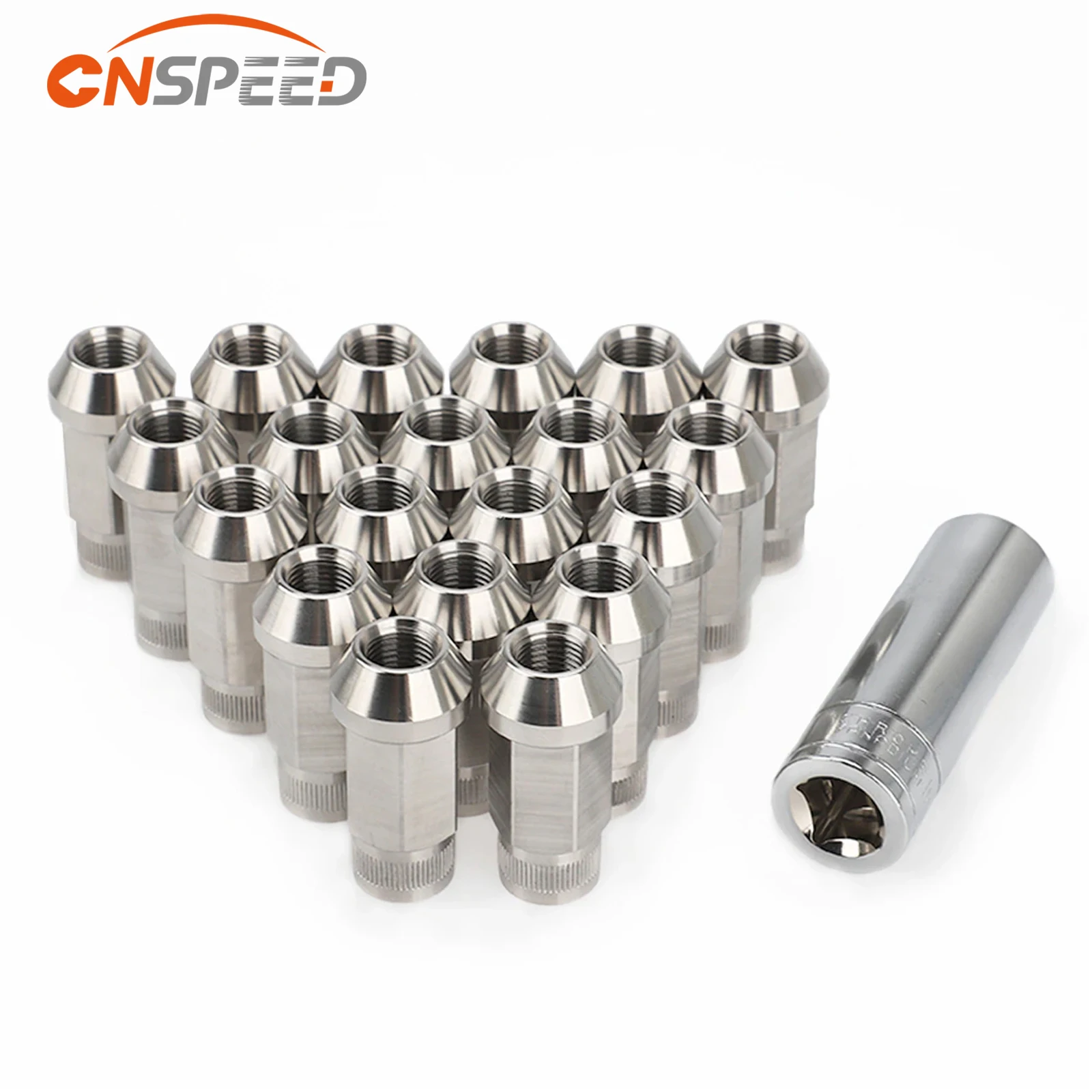 Car Modification 20PCS Stainless Steel Lug Nuts M12x1.25 M12x1.5 M14x1.5 M14x2 Wheel Nuts Bolts For  Mitsubishi Acura Mazda