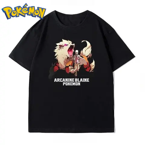 2025 पोकेमॉन गेम आर्केनाइन प्रिंटेड टी-शर्ट पुरुषों और महिलाओं के लिए गर्मियों की नई Y2K हाराजुकु लूज़ कैज़ुअल ट्रेंड शॉर्ट स्लीव टॉप 10 best sales आर्केनिन - №6