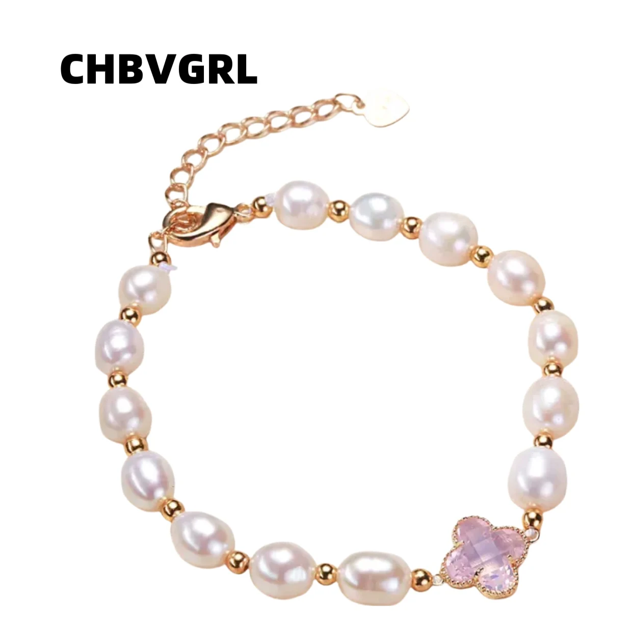 

20cm Luxury freshwater pearl 7mm bead bracelet, high-end, sweet, fashionable, elegant, versatile bracelet