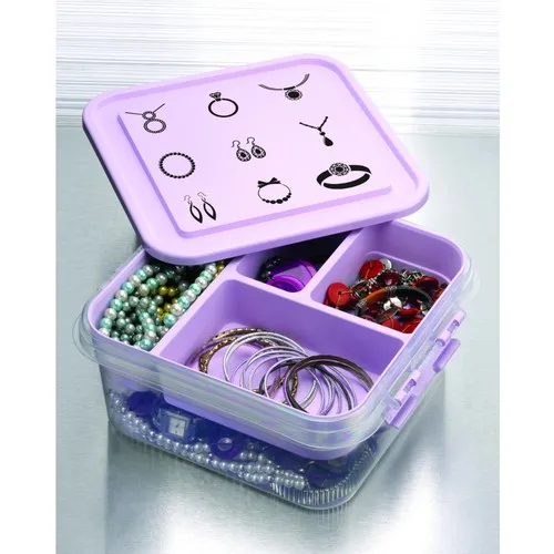 Go Import Jewelry Sewing Box Storage Container-Hobby Box