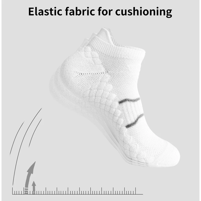 X-TIGER Men Ankle Socks Mesh Ventilating Comfort Fit Performance Breathable Casual Athletic Cycling Socks