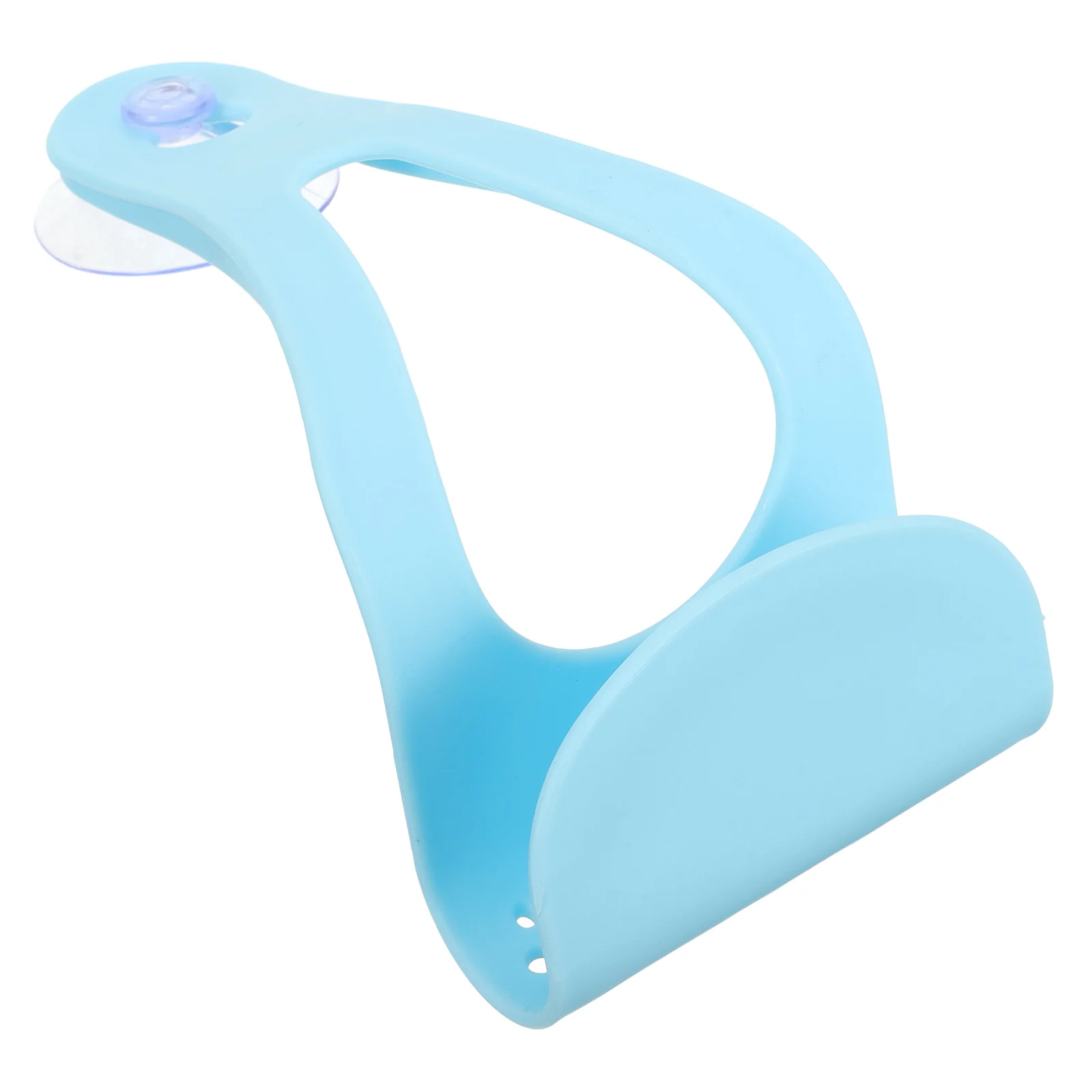 Borsa portaoggetti in spugna per lavello da cucina, ventosa in plastica, scolapiatti, supporto organizer sospeso per sapone scrubber (blu)