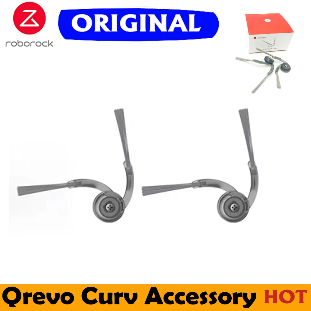 الأصلي roborock qrevo curv/qrevo edge/saros 10r الجانب فرشاة المكانس الكهربائية الملحقات استبدال قوس حافة فرش قطع الغيار