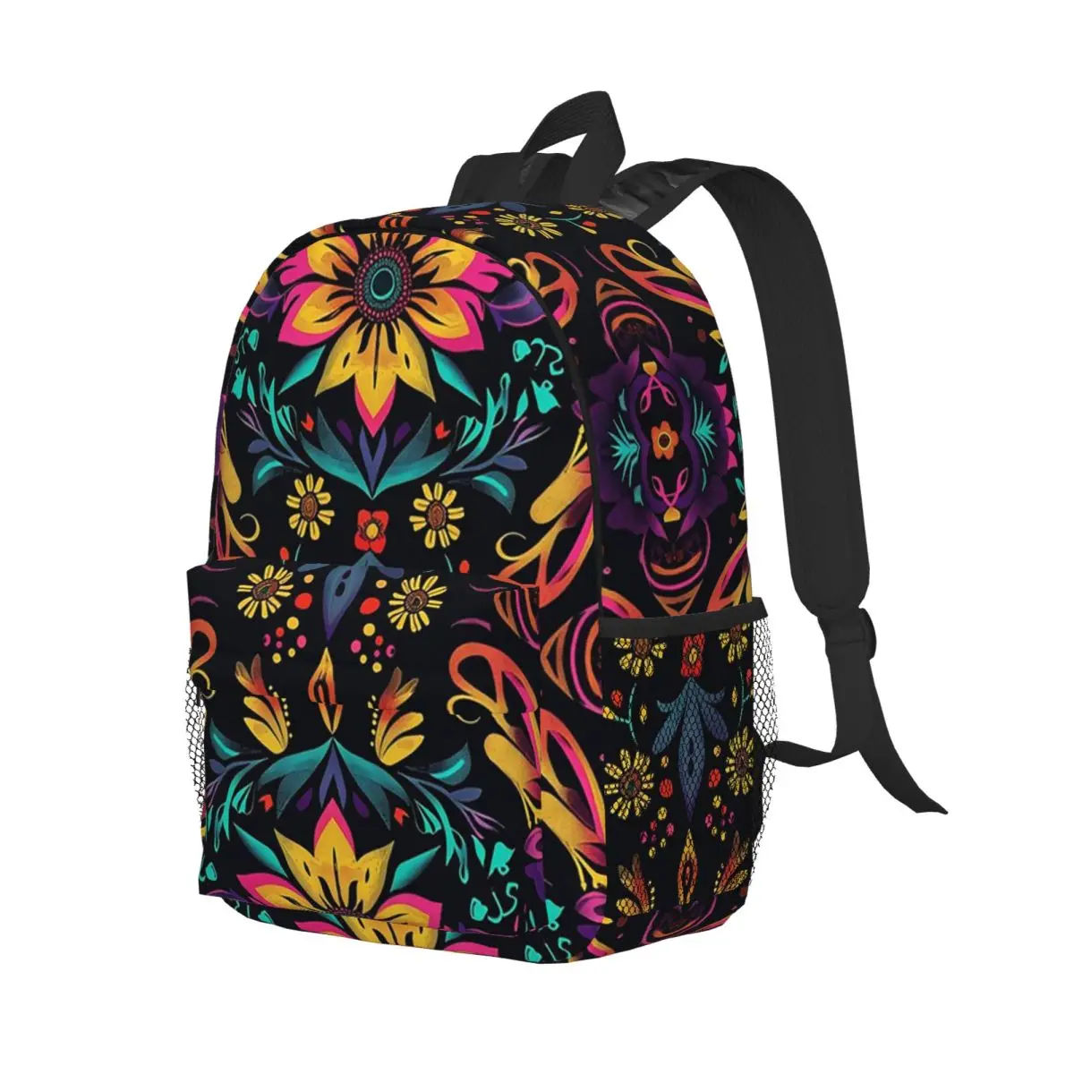 Colorful Mexican Pattern Traditional And Festive Backpack Student Boys Girls BookBag Men Women School Bag Computer Shoulder Bags