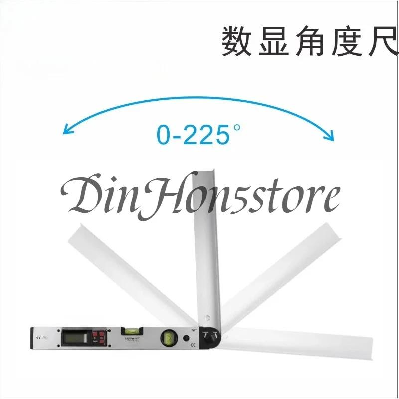 400mm 16inch Digital Angle Level Ruler Digital Protractor Digital Inclinometer