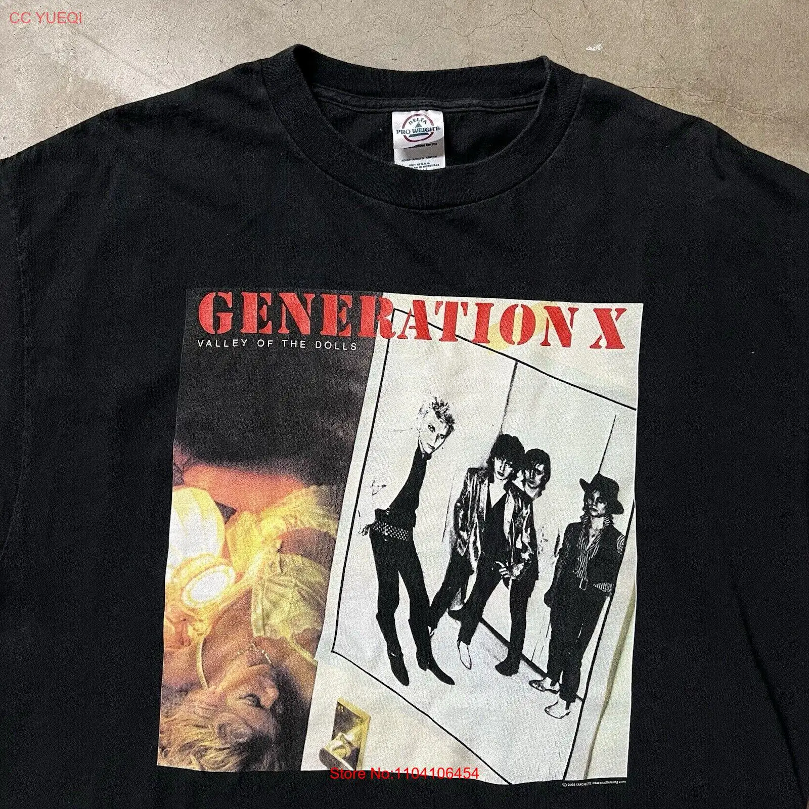 Vintage 2005 Generation X Valley Of The Dolls Band T-Shirt L