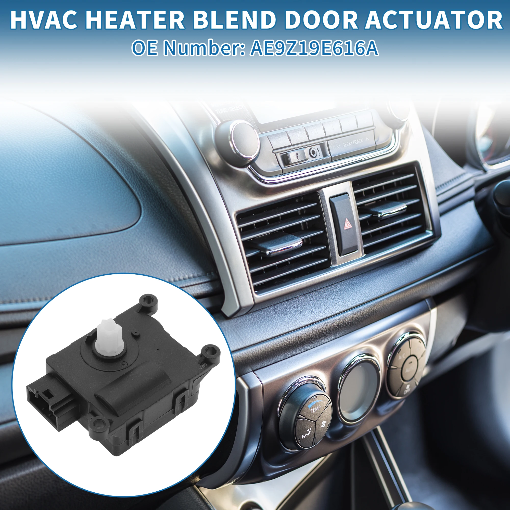 

UXCELL No.AE9Z19E616A Car HVAC Heater Blend Door Actuator for Ford Explorer 2011-2019
