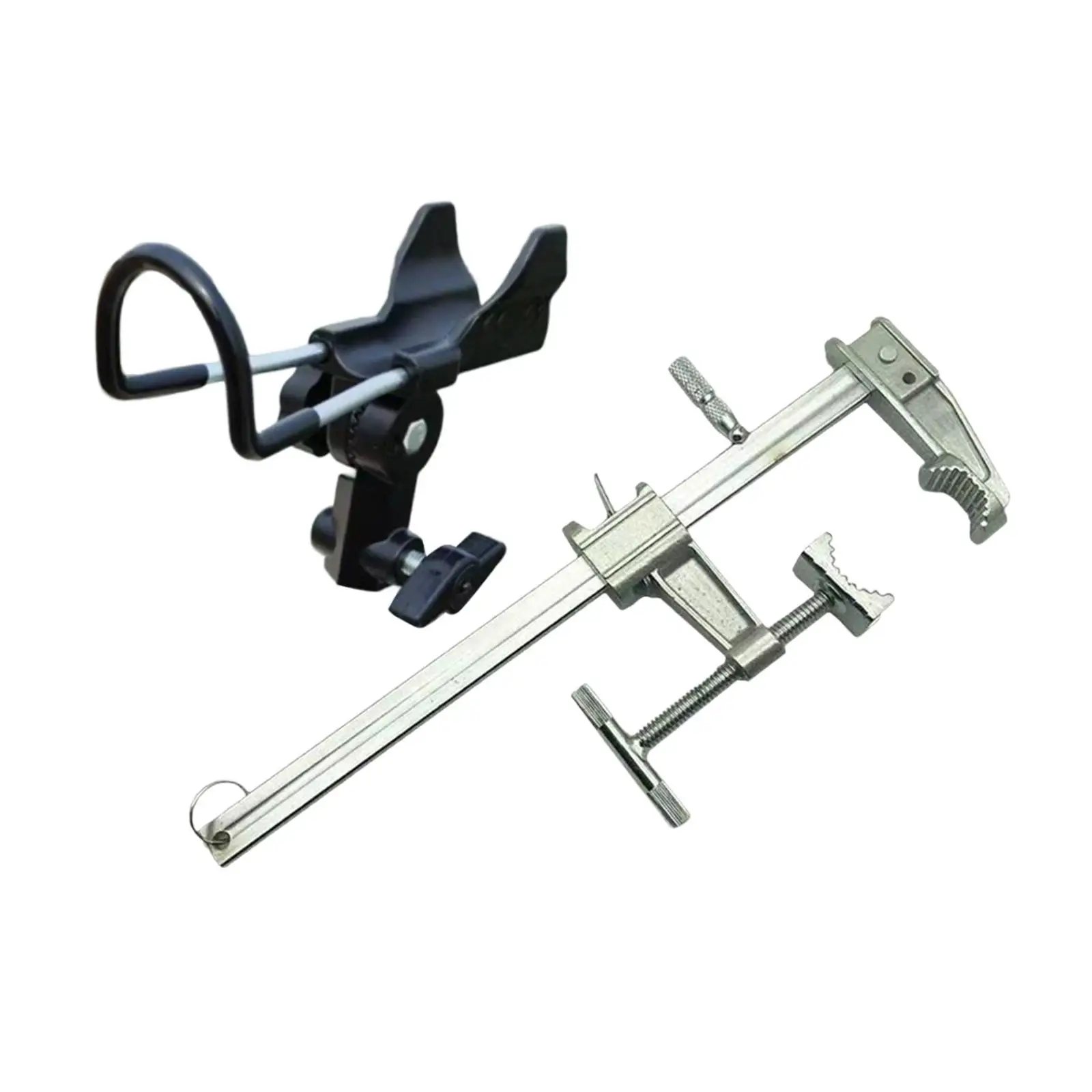 클램프 온 로드 홀더 브리지 선박 초보자를 위한 견고한 보트 낚시대 홀더