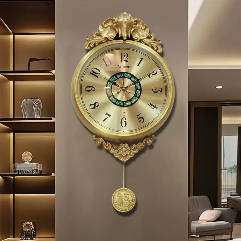 Colorful Premium Retro Wall Clock Design Unusual Cute Cozy Luxury Wall Clock Bedroom Corner Relogio De Parede Room Decoration