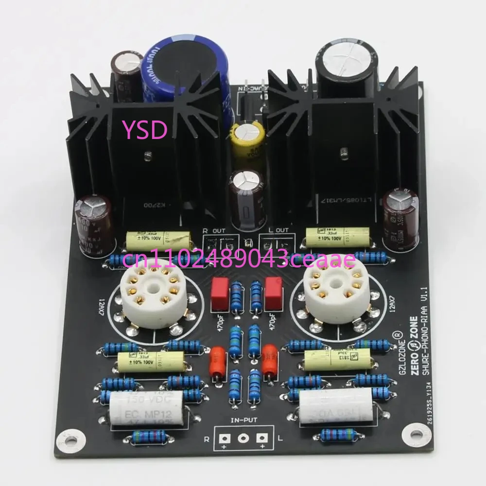 

HIFI 12AX7 Tube MM RIAA Turntable Phono Board /Pcb/Kit Base On SHUER Circuit