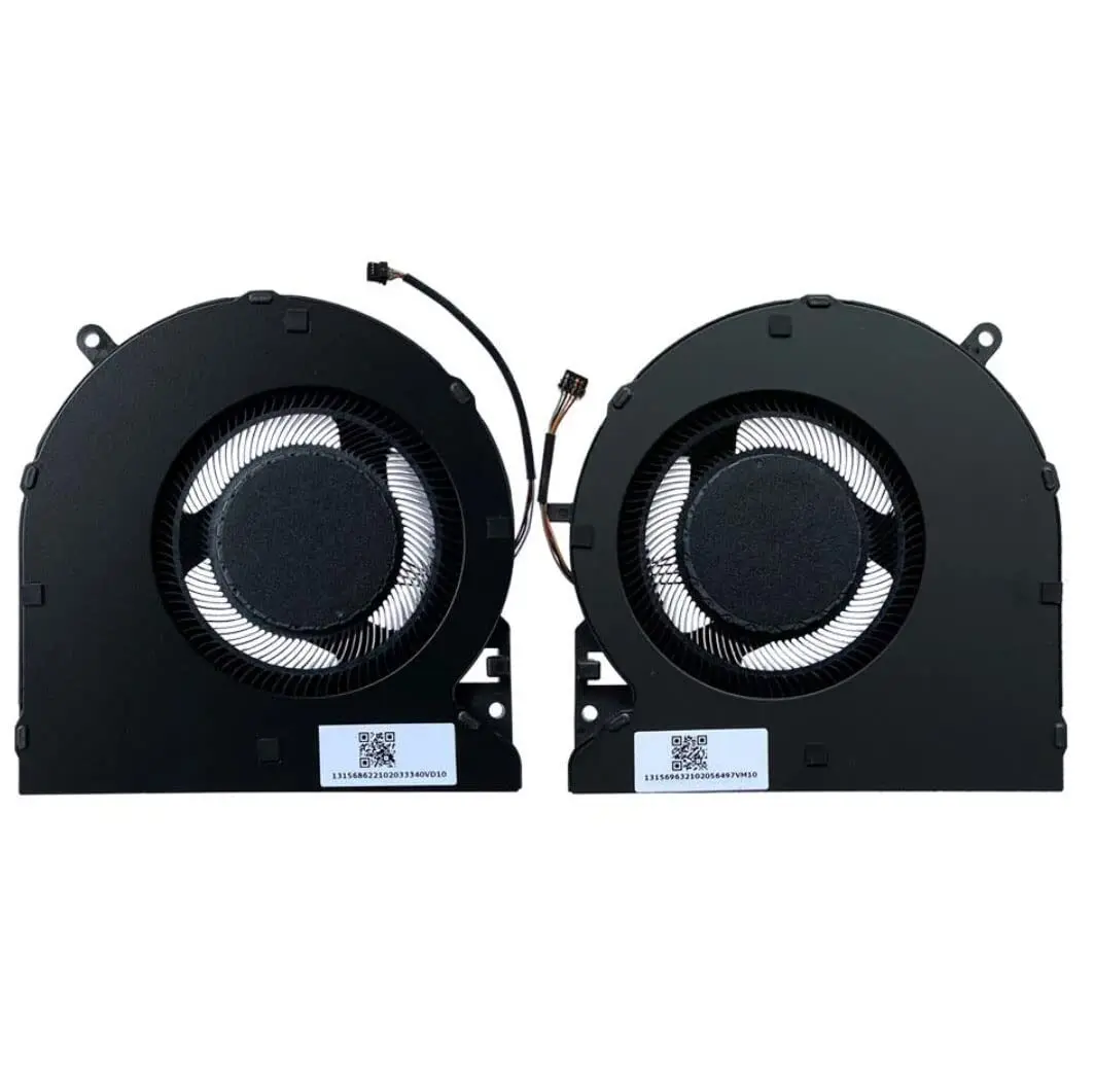CPU+GPU Cooling Fan Replacement for Razer Blade 15 2021 Edition RZ09-0367 Series DFS5K123043635 DFS5K121144645 FNDX FNDY