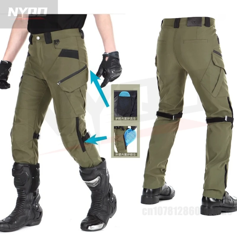 

VOLERO 2025 Motorcycle Riding Pants Windproof Waterproof Breathable with Armor for Men Women