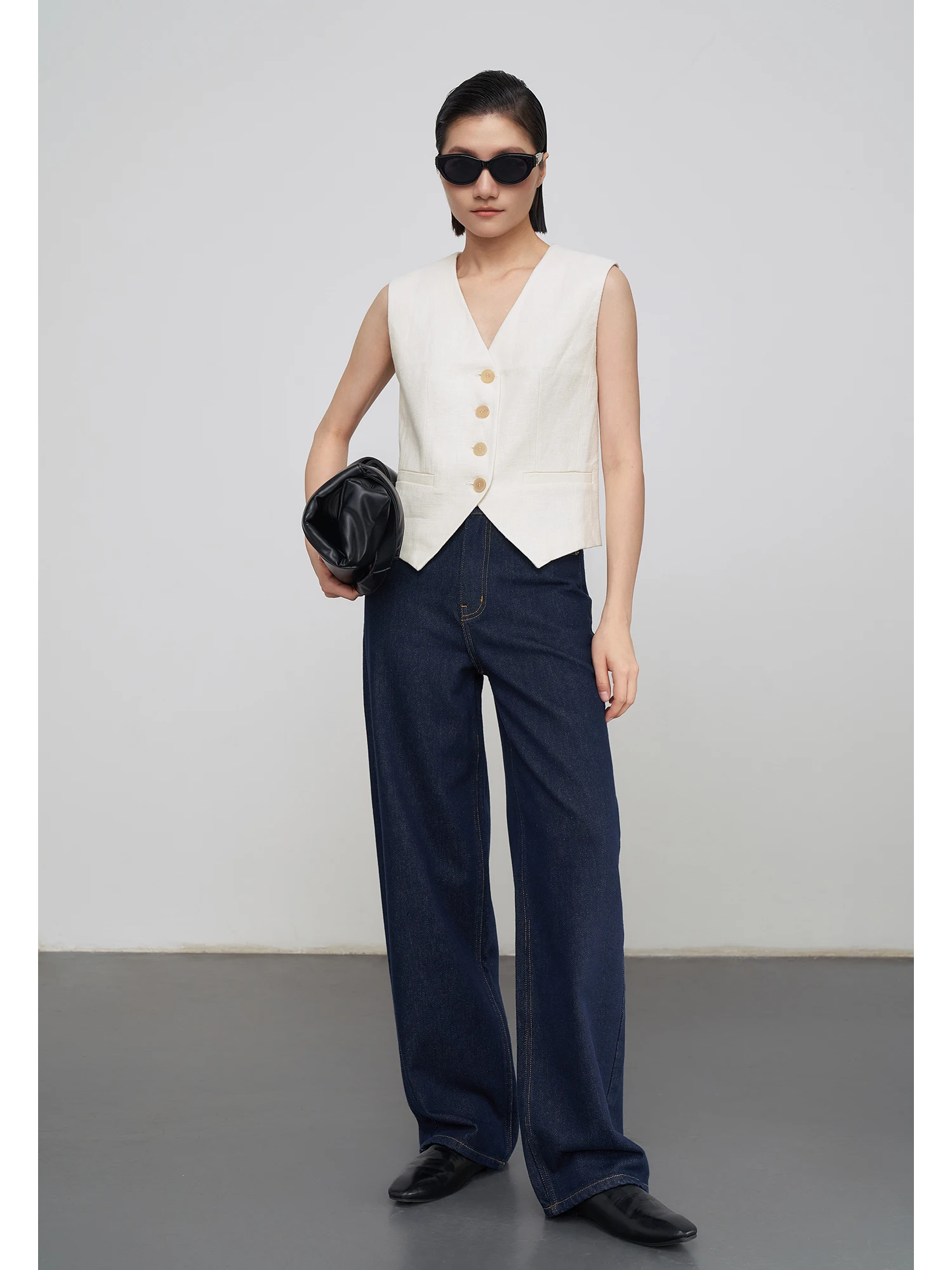 

Широкие брюки с высокой талией, оригинальные цветные джинсовые брюки, женские джинсы Focus Plan Pear Ape, высококачественные эластичные джинсы свободного покроя