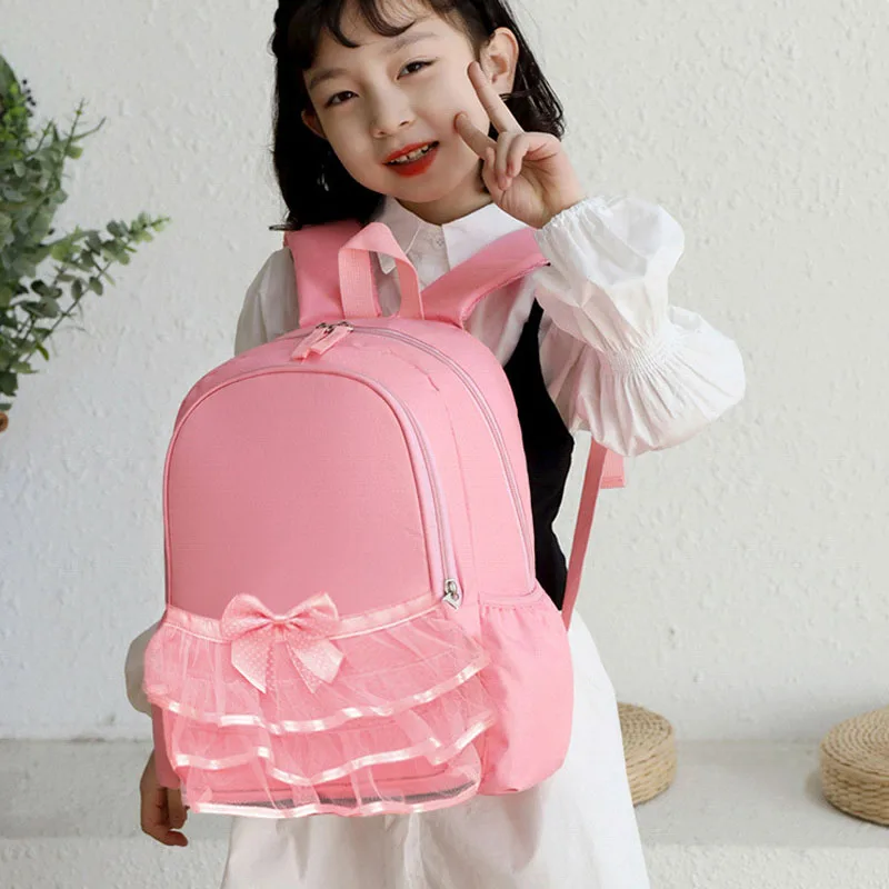 

girls pink ballet dance bag children school Ballerina Backpack students school bag