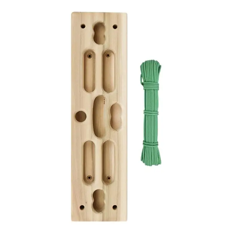 

Finger Board Rock Climbing Portable Hangable Wooden Climbing Hangboard Hand Grip Strengthener Rock Climbing Fingerboard With