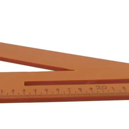 Woodworking 2in1 Triangle Ruler with Positioning Slider and Adjustable Square for Accurate Marking and Drilling Locator Use