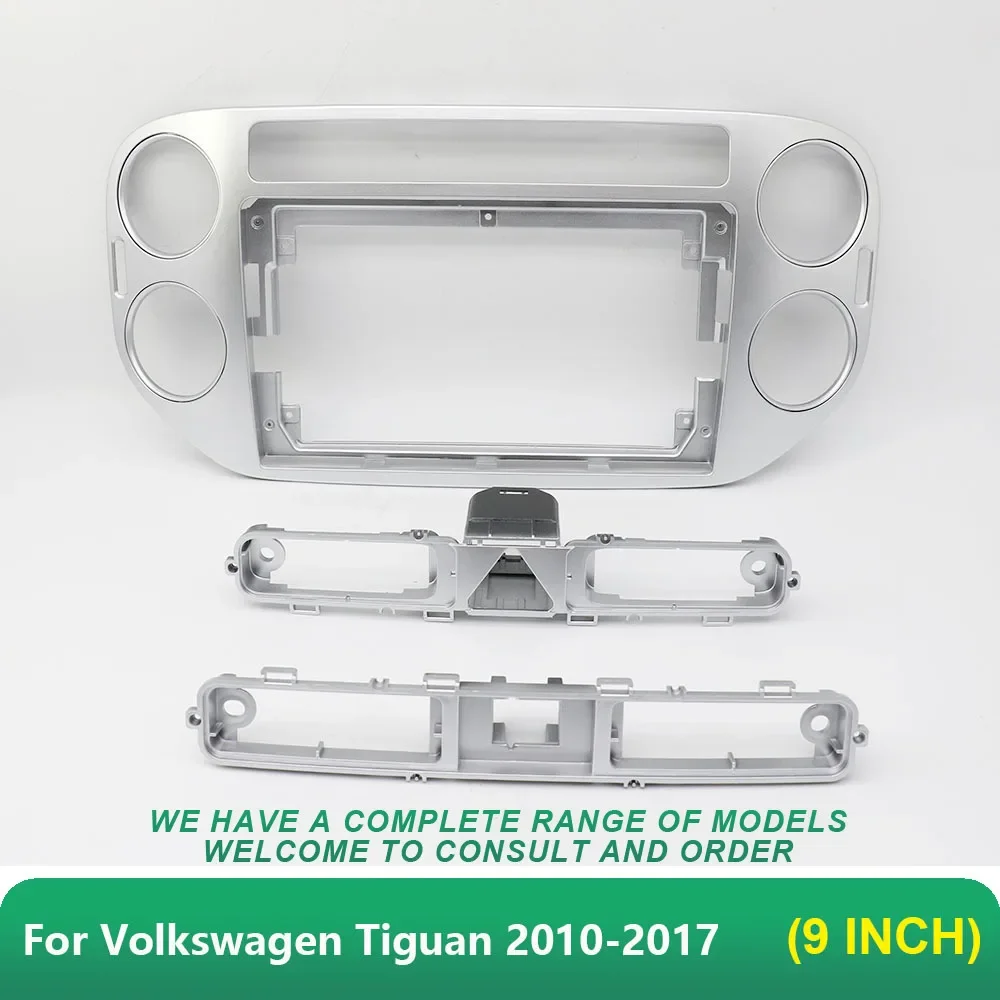 

9 Inch Car Frame Fascia Adapter Canbus Box Decoder For Volkswagen Tiguan 2010-2017 Android Radio Dash Fitting Panel Kit