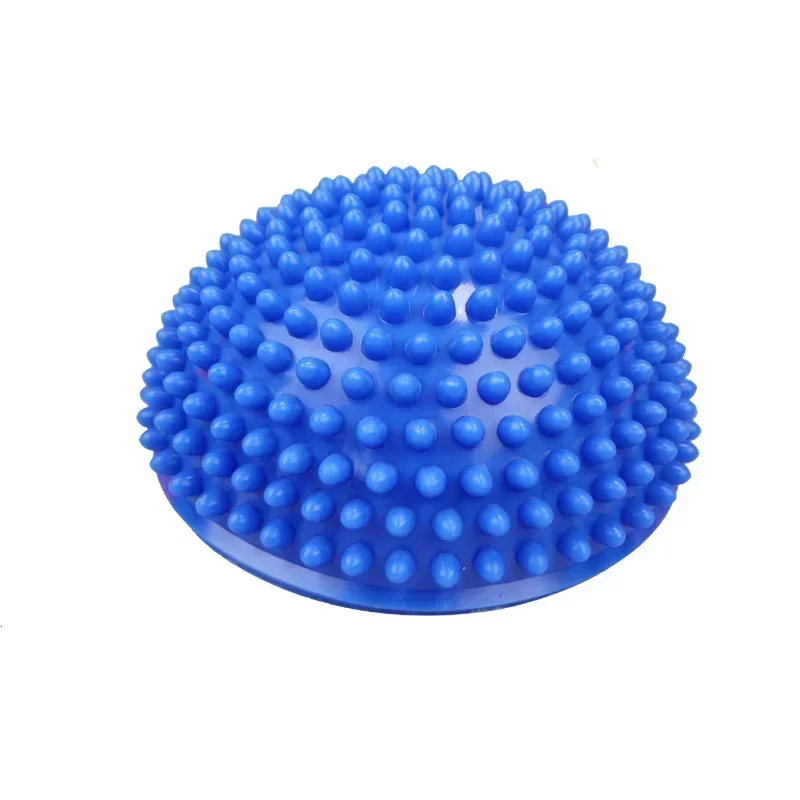 1Pc PVC Yoga Ball 16cm Inflatable Massage Point Half Fit Ball Balance Trainer Stabilizer GYM Pilates Fitness Balance Ball