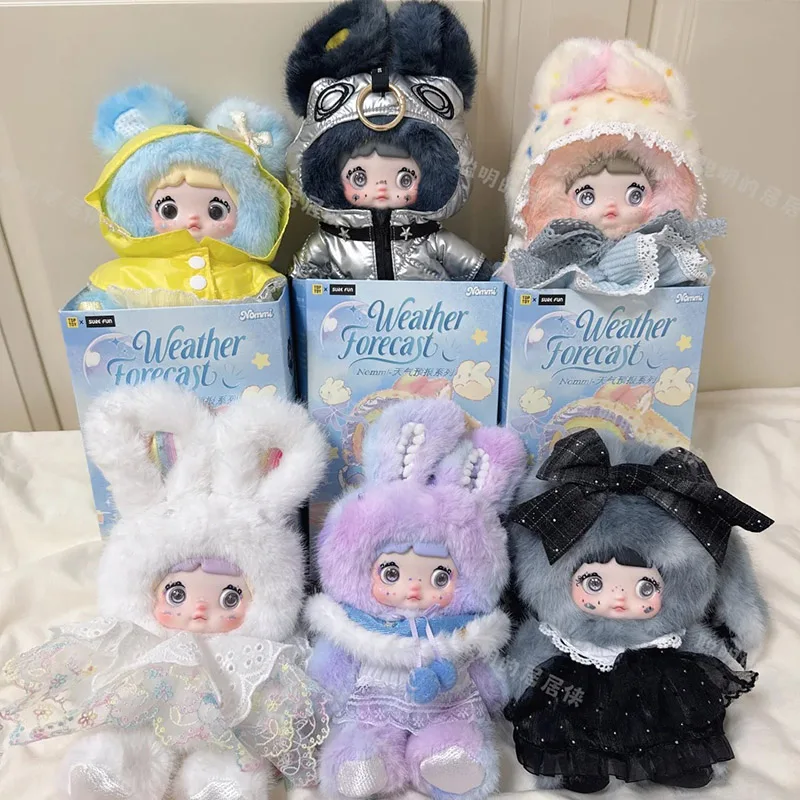 

Оригинальная серия Nommi Weather Forecast: Слепая коробка с виниловой плюшевой куклой, коллекционная фигурка аниме, подарок для детей