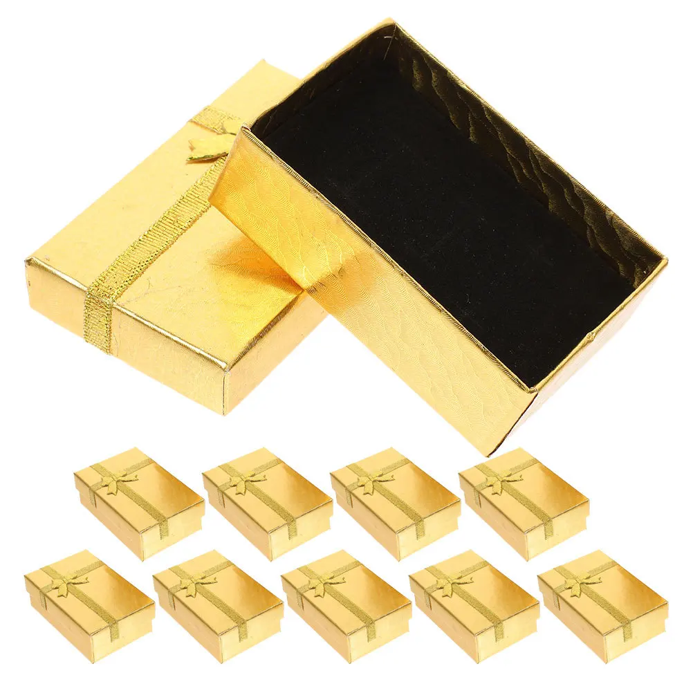 

10 Pcs Jewelry Box Bracelet Packaging Gift Boxes Gifts Packing Cardboard Bracelets Paper for Cards