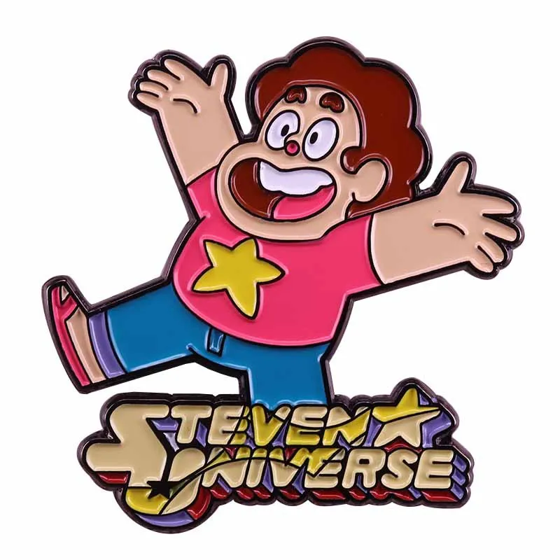 Steven Universe Enamel Pins Anime Boys Brooches Lapel Badges Creative Movies Games Jewelry Gift for Kids Friends