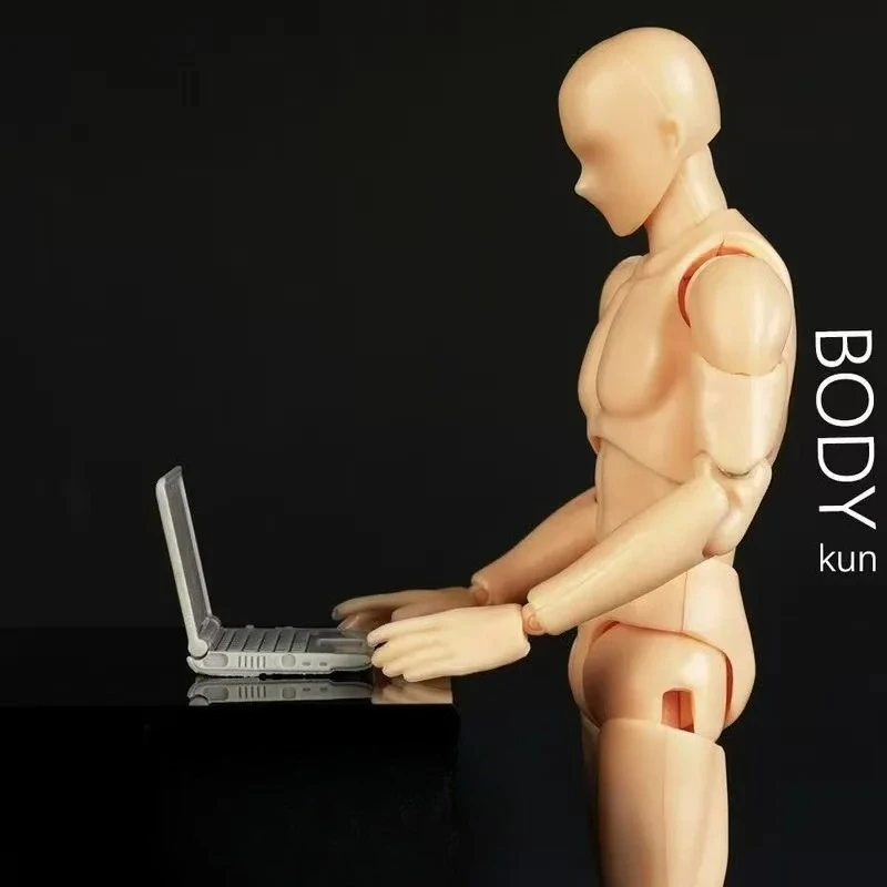 1/6 30cm BJD MJD Male Female Sketch Model Gray 22 Movable Joints Detachable AM DM Version DIY Custom Action Figure Doll