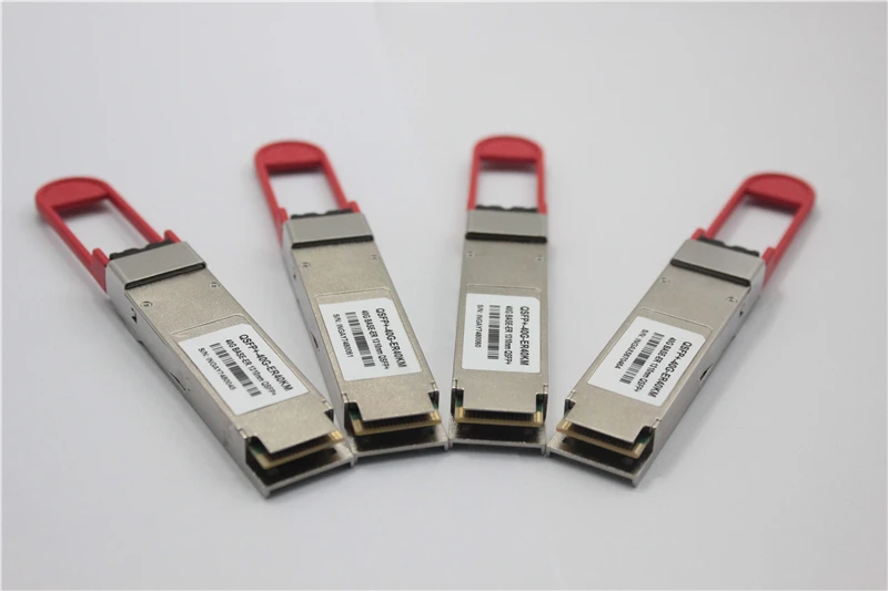 QSFP+ 40G  Transceivers  Single Fiber 1310 nm  80 Km Support Digital Diagnostics Monitoring Interface  Fiber Optic