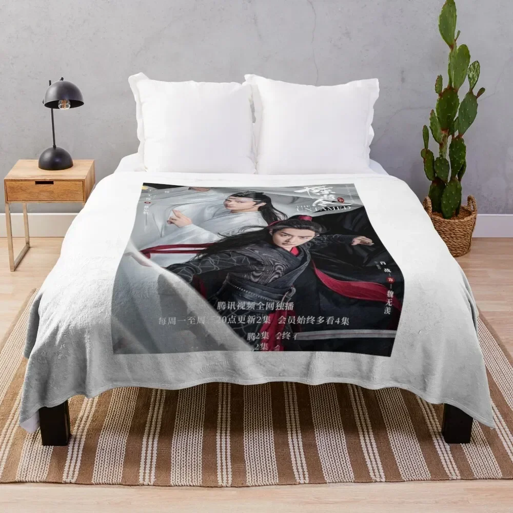 The Untamed 2019 poster Throw Blanket for winter manga Summer Summer Beddings Blankets