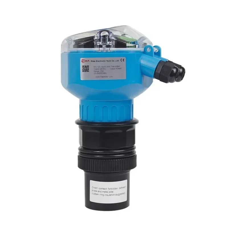 Lab RKL-03 Factory Price RS485 4-20mA Non Contact Water Tank Fuel OIl Ultrasonic Liquid Level Sensor Transmitter Meter