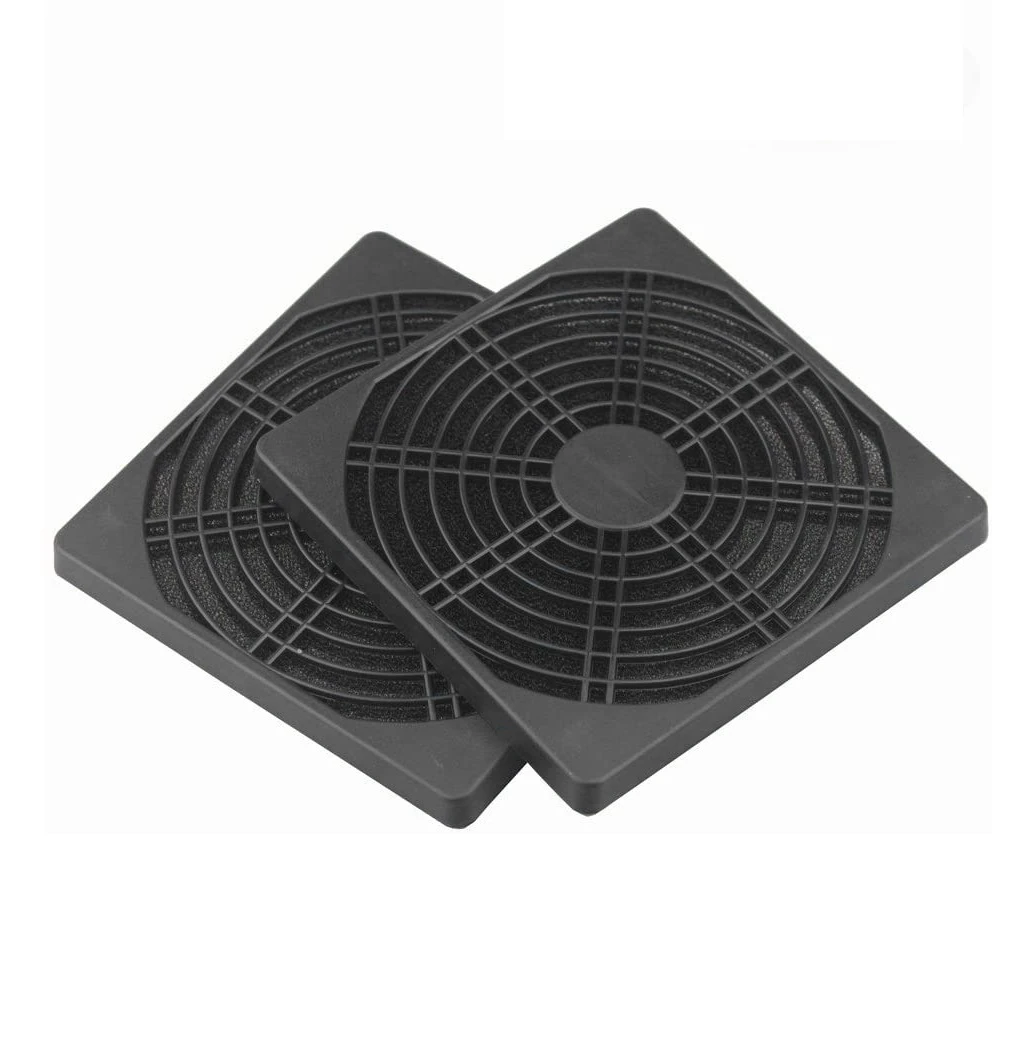 2 Pcs Dustproof Blower Guard ABS Computer Ventilator Grill 120mm Fan Filter Fan Mesh Cover Tool-Free Fan Strainer