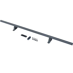3.3FT(100cm) Sliding Library ladder  Hardware Extension Track,Black/Sliver，Excludes Rollers