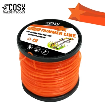 3.3mmx86m Pentagram Nylon Mowing Trimmer Line Trimmer Head String for Grass Trimmer Roll Grass Rope Line Lawn Mower Accessories
