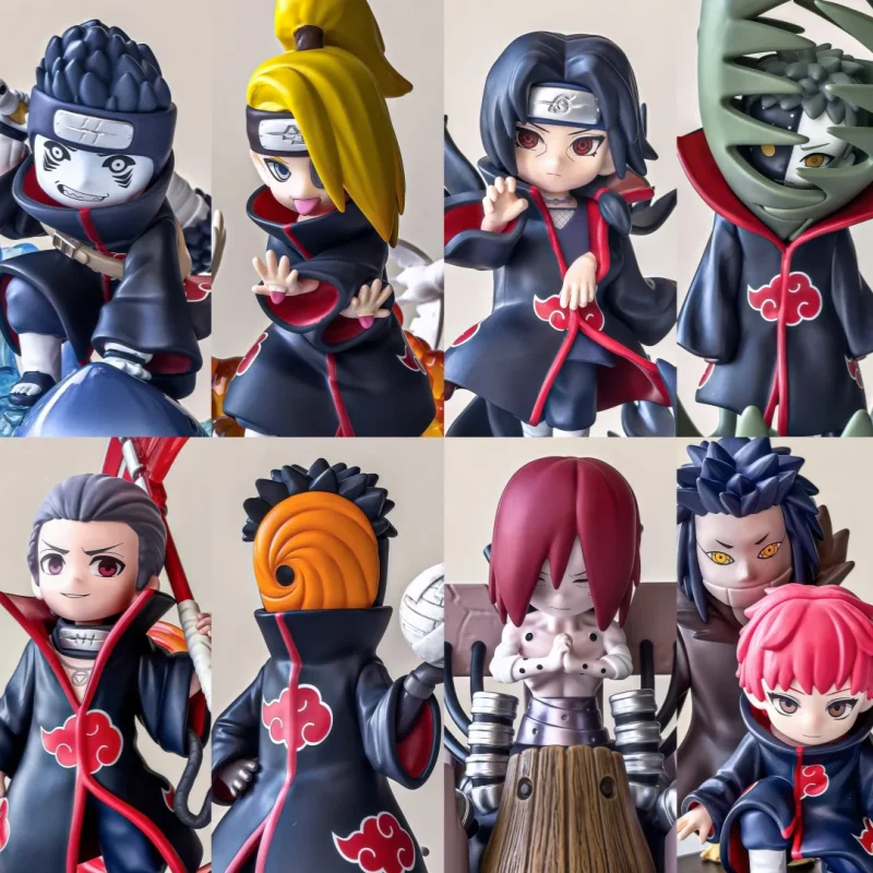 

GONG Resonance Shippuden Series Battle Akatsuki Theme Action Симпатичная и модная красивая фигурка слепая коробка настольное украшение