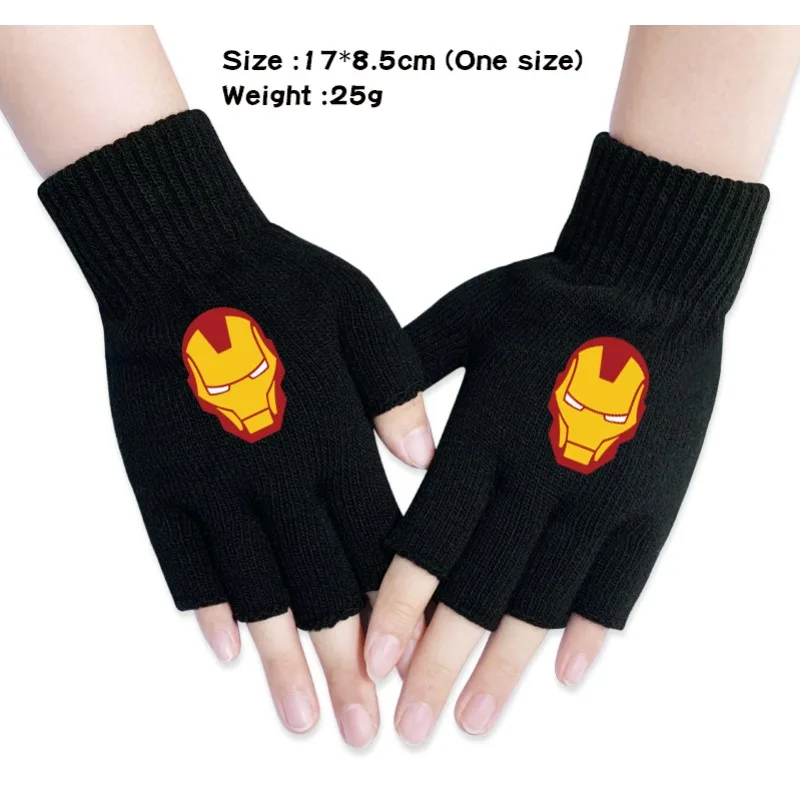 أنماط الخريف والشتاء مارفل أفنجرز هالك/سبايدرمان/كابتن أمريكا قفازات الهالوين خارقة الخيال الدعائم الطرف هدية 8-16Y #4